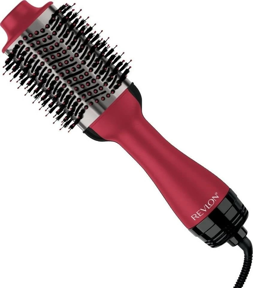 Brushë stiluese për flokë Revlon One-Step Volumiser Titanium Edition, 800W, e kuqe