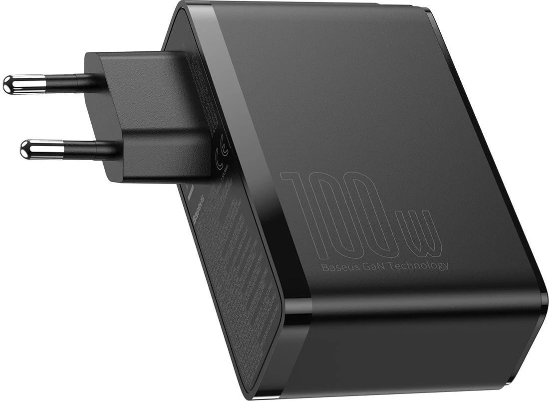 Karikues Baseus GaN2 Pro, 2x USB + 2x USB-C, 100W, EU, i zi