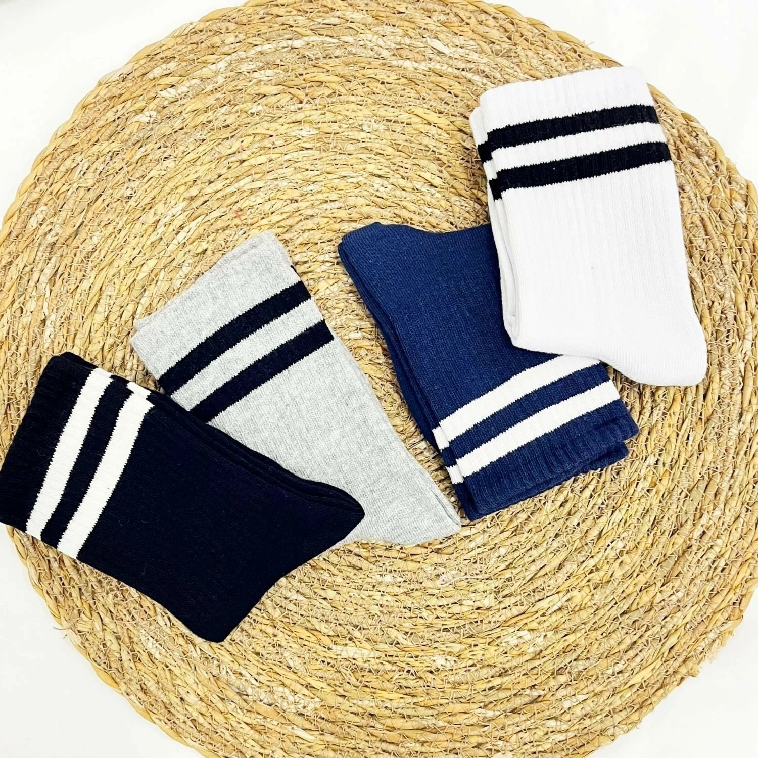 Çorape për djem Kral Socks, të zeza, set 4 copë