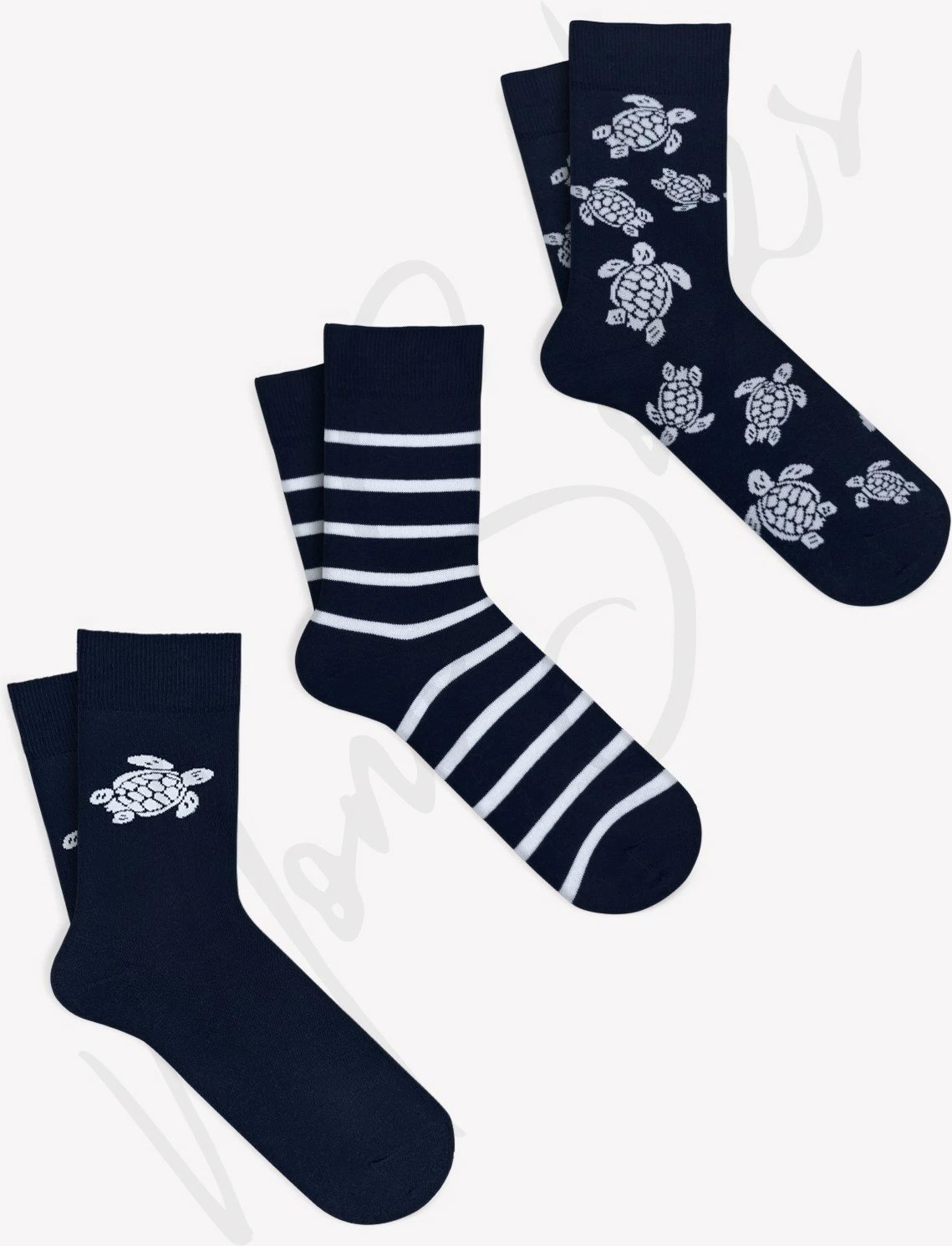 Çorape për femra Mono Socks, 3 copë, të kaltra