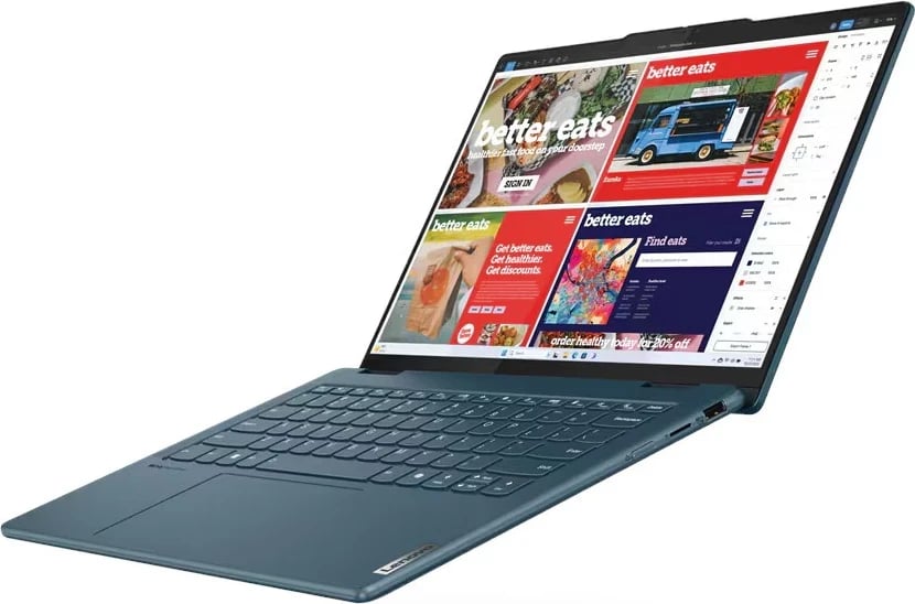 Laptop 2 në 1 Lenovo YOGA 7, Ultra 5 125H, 14" WUXGA OLED, 16GB RAM, 512GB SSD, EVO, Win11Home, ngjyrë blu