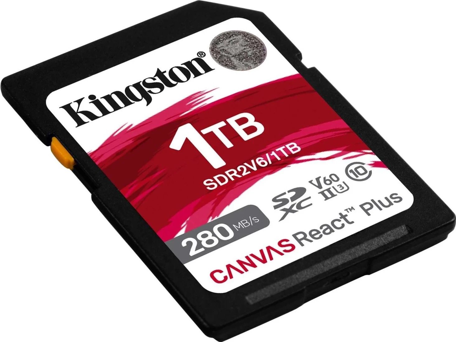Kartë kujtese Kingston Canvas React Plus SDXC, 1TB, UHS-II, 280R/100W, U3, V60