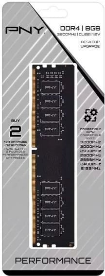 RAM Memorje PNY MD8GSD43200-SI, 8GB DDR4 3200MHZ 25600