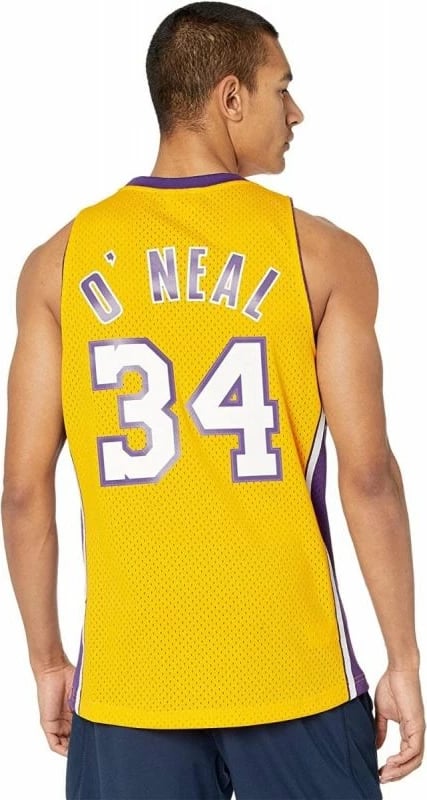 Fanellë për meshkuj Mitchell & Ness Los Angeles Lakers, e verdhë