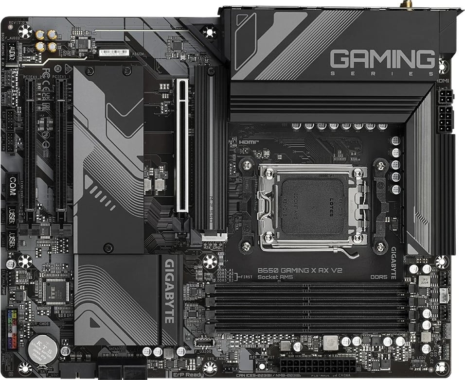 Pllakë amë Gigabyte B650 GAMING X AX V2, e zezë