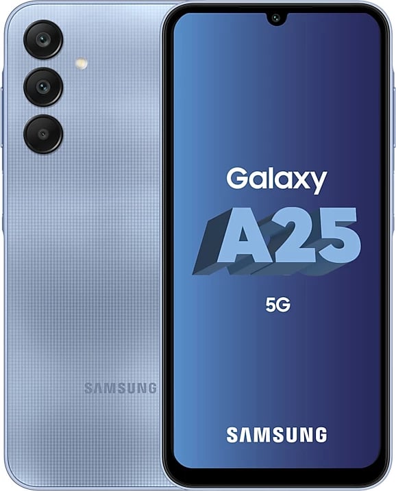 Celular Samsung Galaxy A25, 6.5", 8+256GB, DS, 5G, i kaltër   