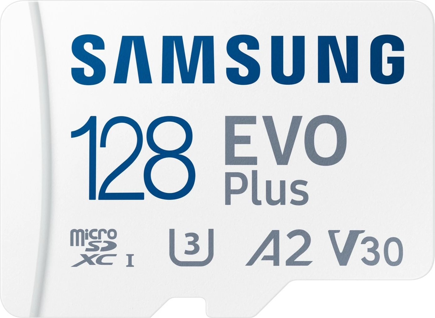 Kartelë memorie Samsung MB-MC128S, 128 GB, MicroSDXC, UHS-I, 160 MB/s, Class 3 (U3), V30, e bardhë