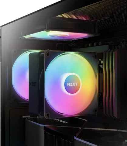 Kasë NZXT H5 Flow RGB, Midi Tower, pa furnizim, 1 x USB 3.1, 1 x USB-C 3.1, audio, e zezë