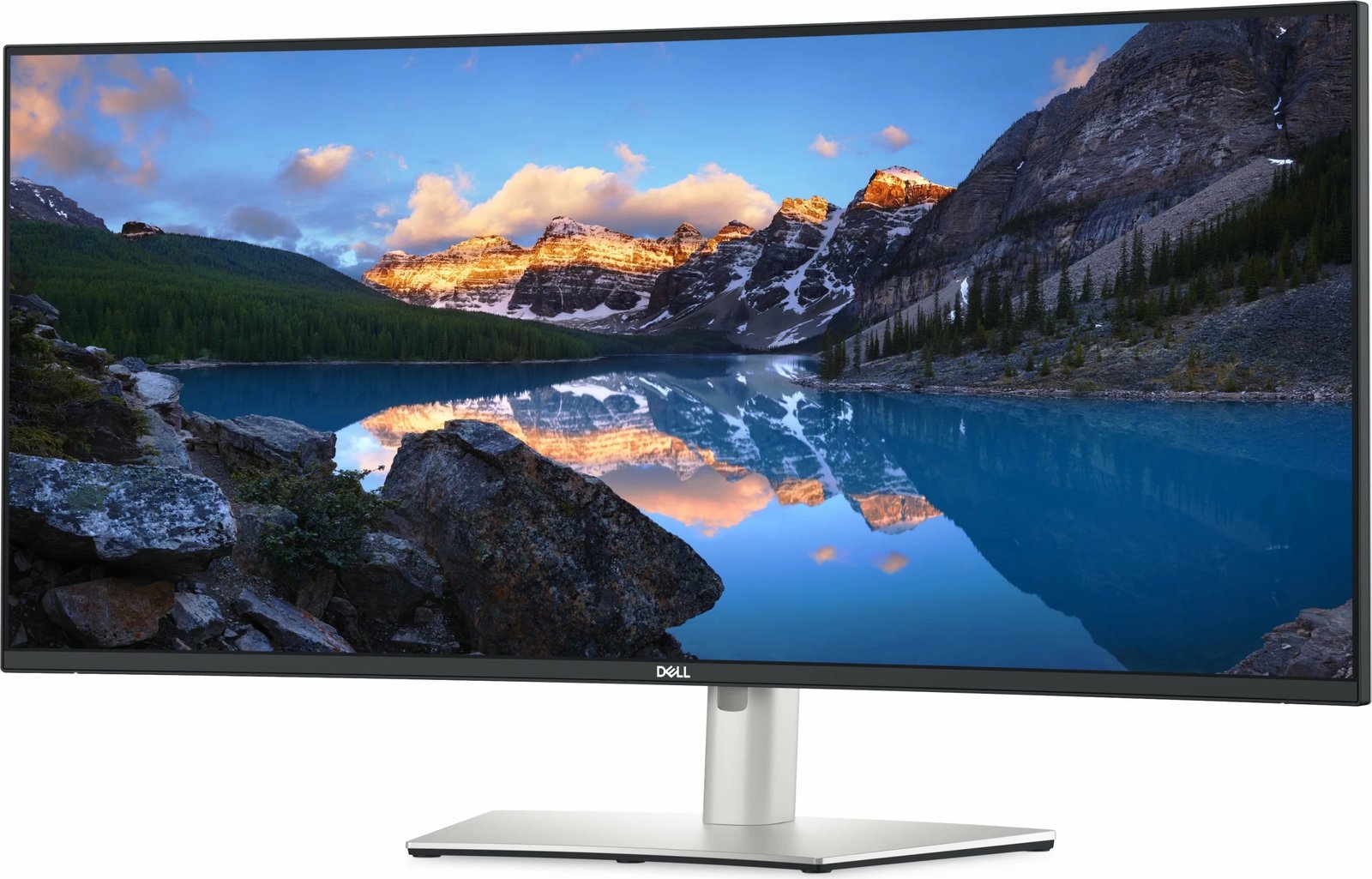 Monitor DELL UltraSharp U3824DW, 37.5", 3840 x 1600, Wide Quad HD+, LCD, i zi, argjendtë