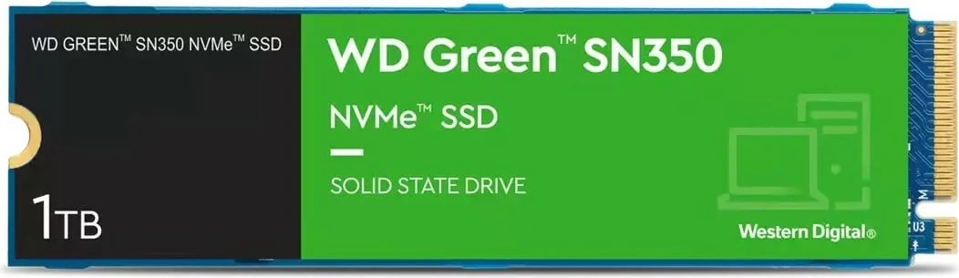 SSD Western Digital Green WDS100T3G0C, 1 TB, M.2, 3200 MB/s