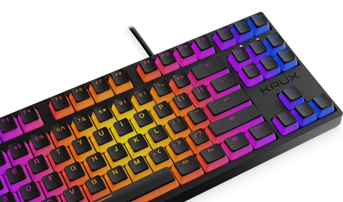 Tastierë Krux Atax Pro RGB, e zezë