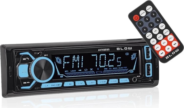 Radio për veturë BLOW AVH-8890, e zezë