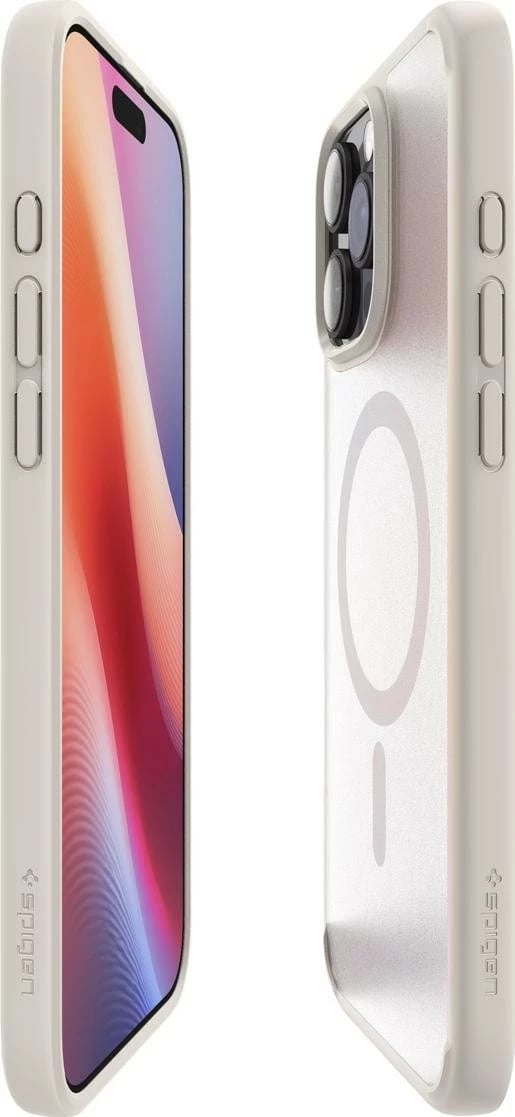 Mbështjellës SPIGEN Ultra Hybrid Mag iPhone 16 Pro Max, frost natural titanium