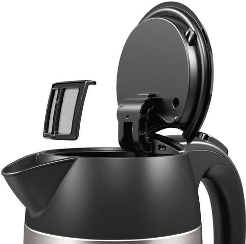 Vluese uji Bosch TWK3P420 1.7L, 2400W, e zezë, çelik inox 