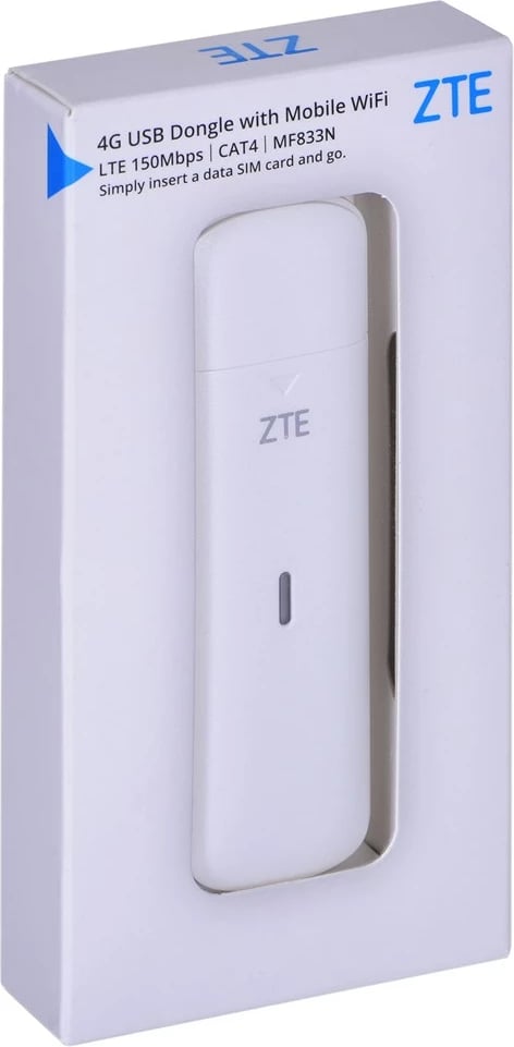 Modem Celular ZTE MF833N, ngjyrë e bardhë