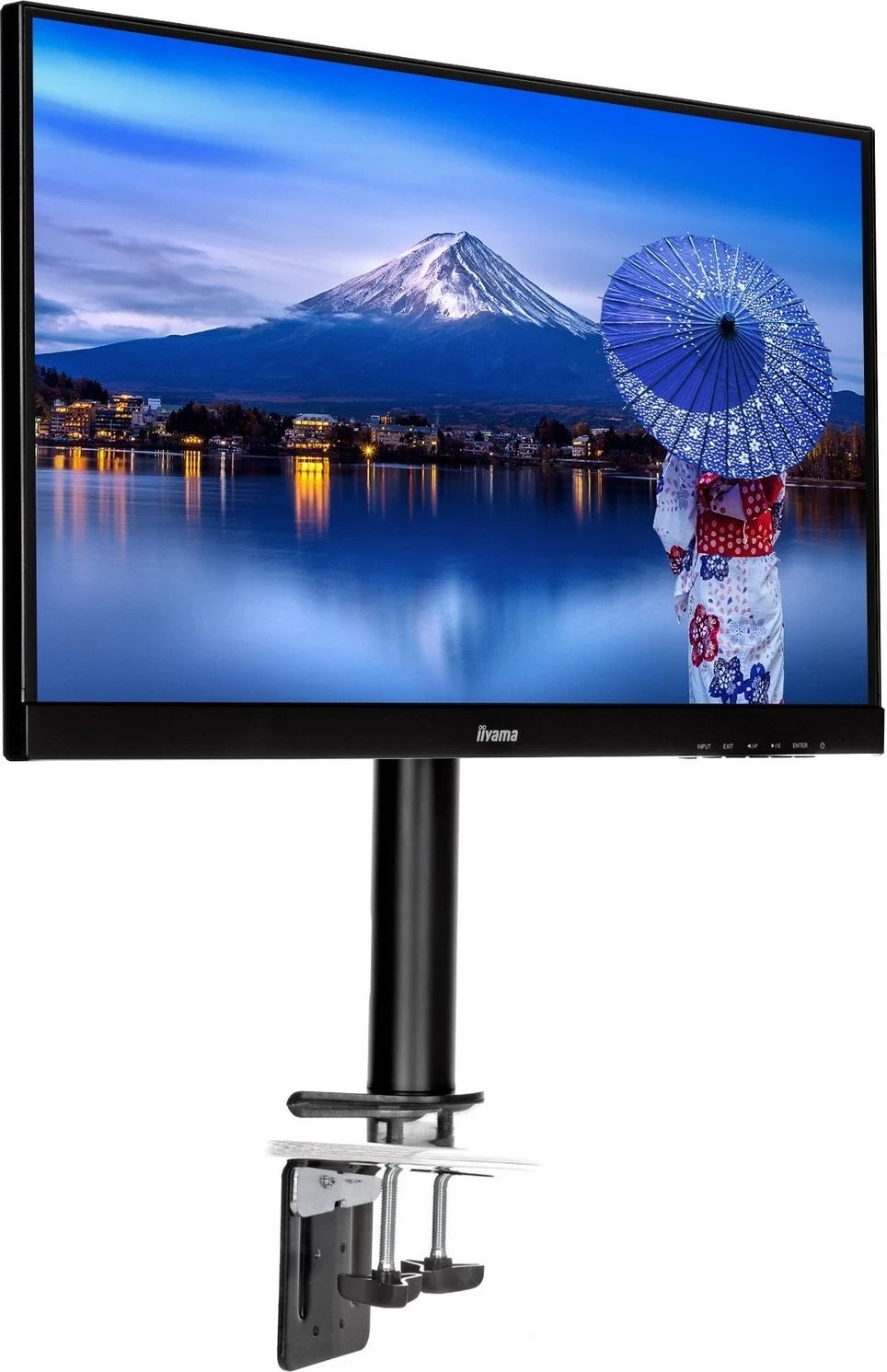 Mbajtës monitori iiyama DS1001C-B1, i zi