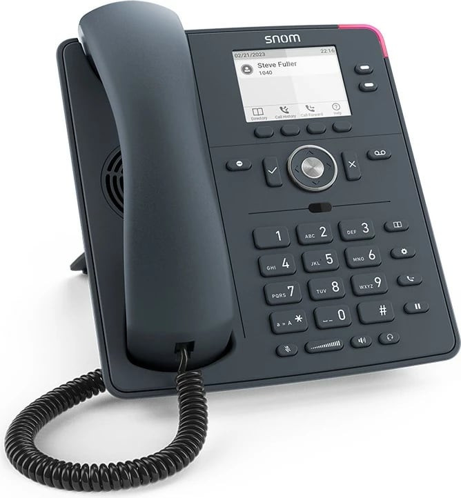 Telefon IP Snom D140, Grey, me dorëzë me kabllo, Desk/Wall