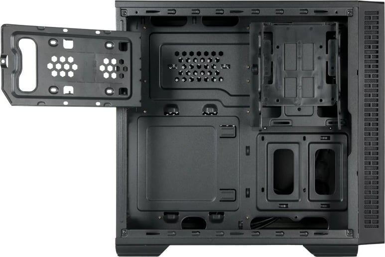 Kasë Chieftec UK-02B-OP, Cube, PC, e zezë, ATX, micro ATX, Mini-ITX