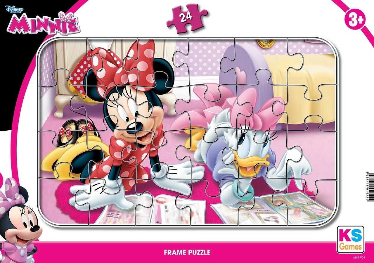 Puzzle Minnie Mouse për vajza KS Games, 24 copë