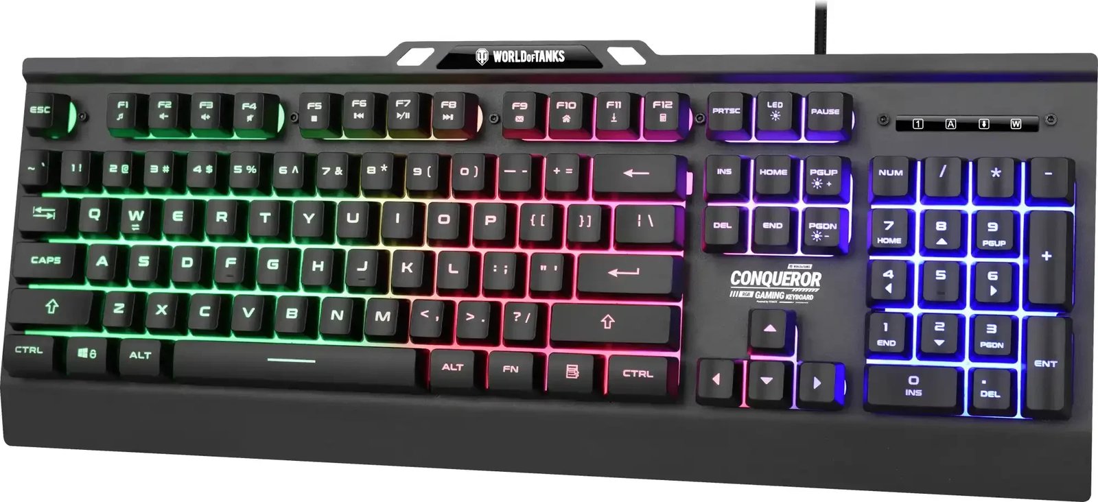 Tastierë Gaming Yenkee YKB WT200US CONQUEROR (Membrane, US Layout)