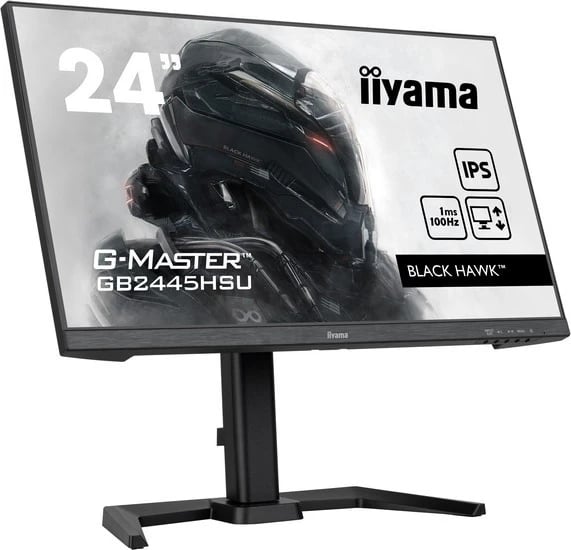 Monitor për lojëra iiyama G-Master GB2445HSU-B1, 24 inç, Full HD, IPS, i zi