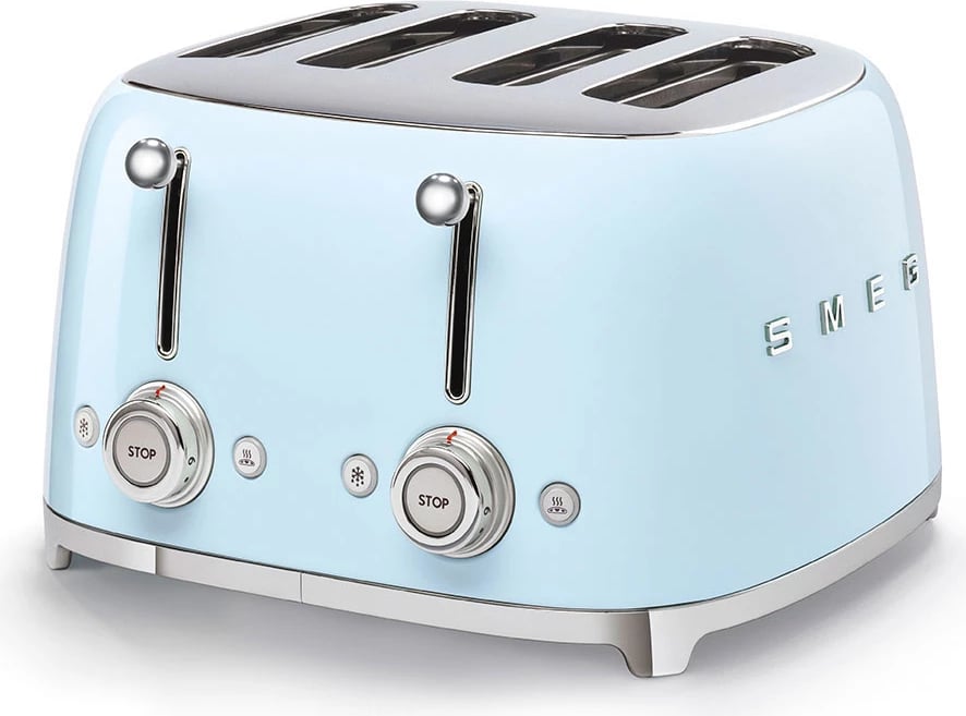 Thekëse buke SMEG TOASTER 4X4 50´, 2000W, i kaltër