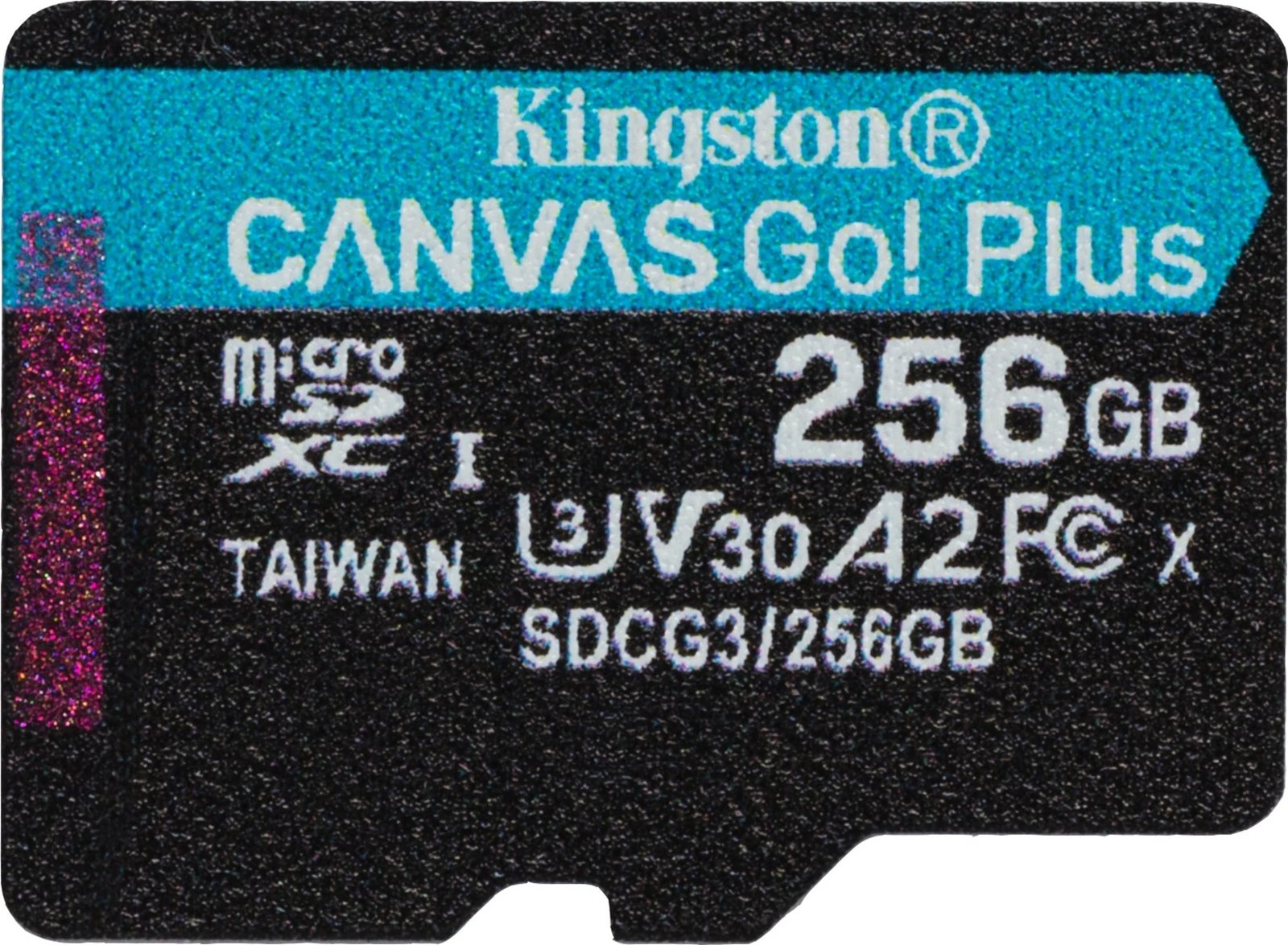 Kartelë microSD Kingston Technology Canvas Go Plus 256GB, 170MB/s, e zezë