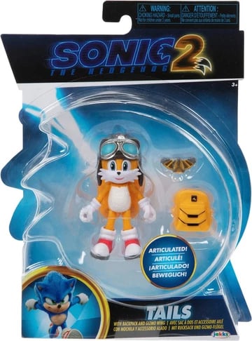 Sonic the Hedgehog Movie 2 - Tails 10cm Figure with Backpack