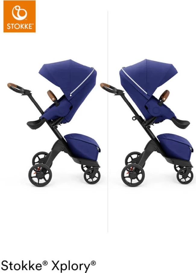 Karrocë për bebe Stokke® – xplory® x ​​royal blue stroller