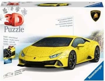 Puzzle 3D Ravensburger Lamborghini, 156 pjesë, Verdhë