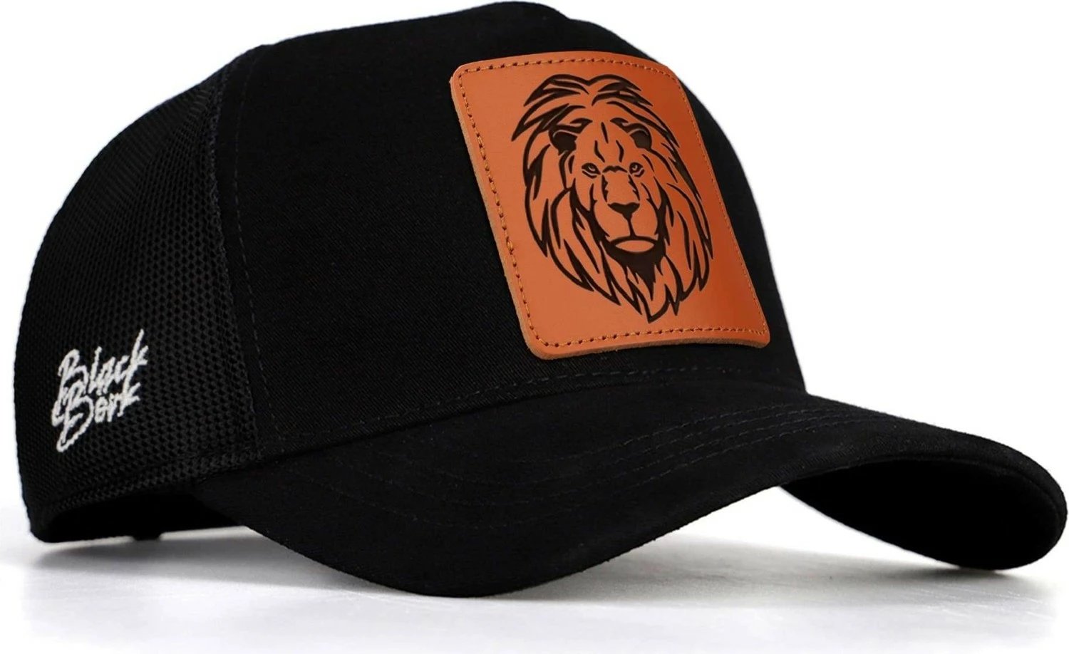 Kapelë Black Börk V1 Trucker Camel Wolf, unisex, e zezë