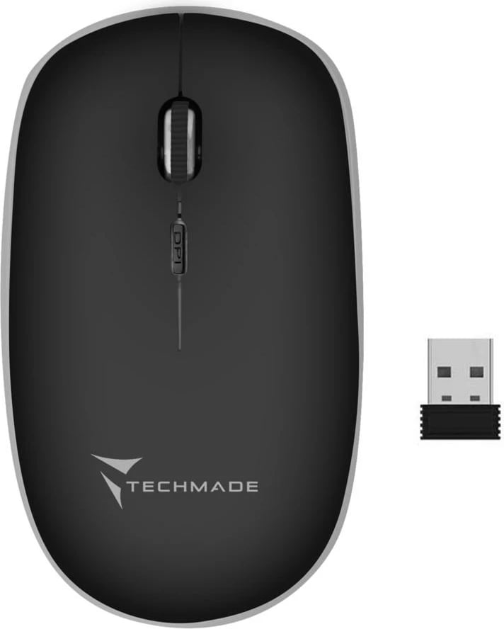 Maus Techmade Wireless 1600 DPI Nero