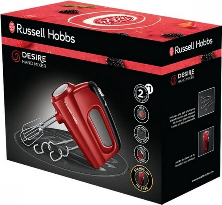 Mikser dore Russel Hobbs 24670-56, 350W, i kuq 