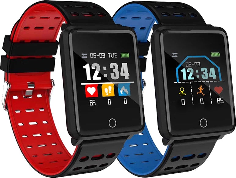 Smartwatch meanIT M7, 1,4", e zezë