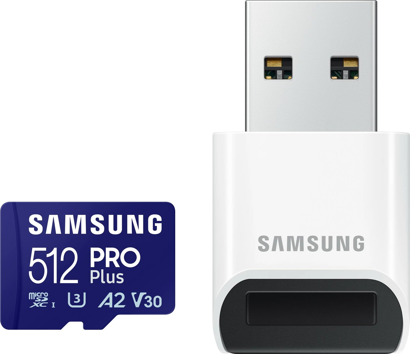 Kartelë memorie Samsung MB-MD512S, 512 GB, MicroSDXC, Klasë 10, UHS-I, Blu