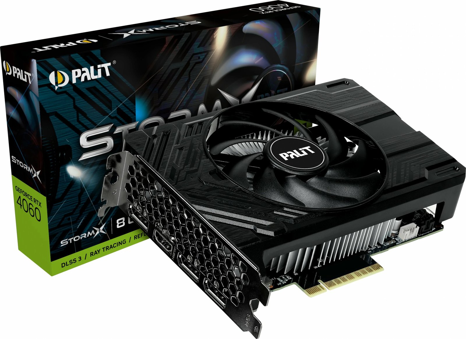 Kartelë grafike Palit GeForce RTX 4060, 8 GB, GDDR6, PCI Express x16 4.0, e zezë