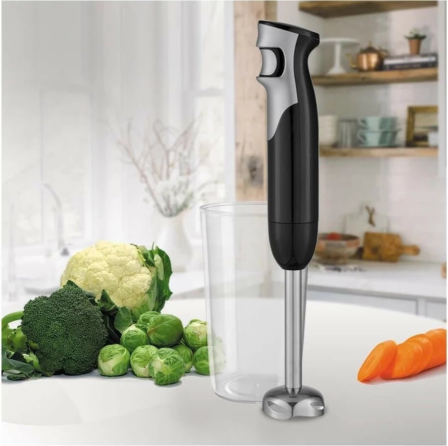 Blender manual Maestro MR-509, 500W, dy shpejtësi, zi-argjendtë