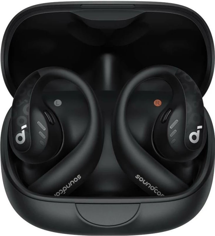 Kufje Anker Soundcore AeroFit Pro, True Wireless, Bluetooth 5.3, IPX5, të zeza