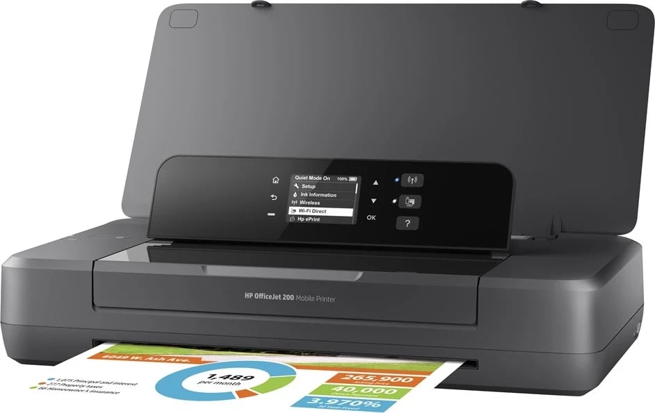 Printer mobil HP Officejet 200, për printim