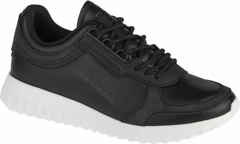 Këpucë Calvin Klein Runner Laceup për femra, të zeza