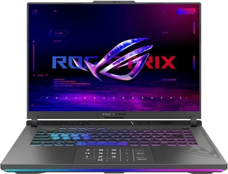 Laptop për lojëra Asus ROG Strix G16, i7-13650HX, 16''-165Hz, 16GB RAM, 1TB SSD, RTX4070, gri