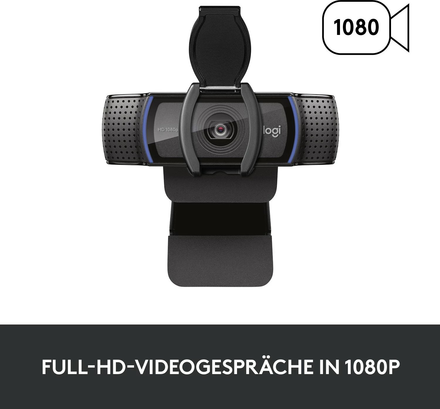 Kamera Logitech HD Pro Webcam C920, 1920 x 1080 pixels, Full HD, 30 fps, 720p, 1080p, Kapak privatësie, 78°