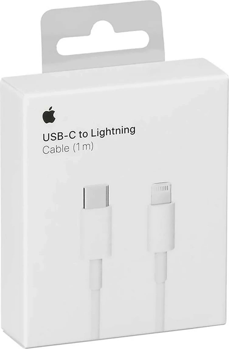 Kabllo Apple USB-C - Lightning 1.0m, bardhë