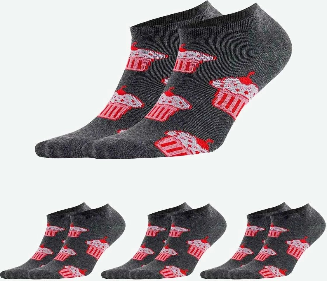 Çorape për femra Socksmax, anthracite, set 3 copë