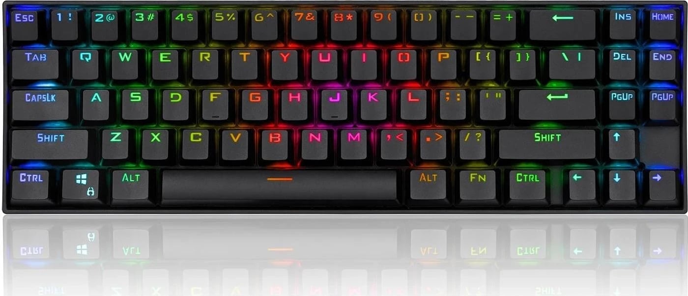 Tastaturë gaming Redragon K599-KNS Deimos, me ngjyra RGB