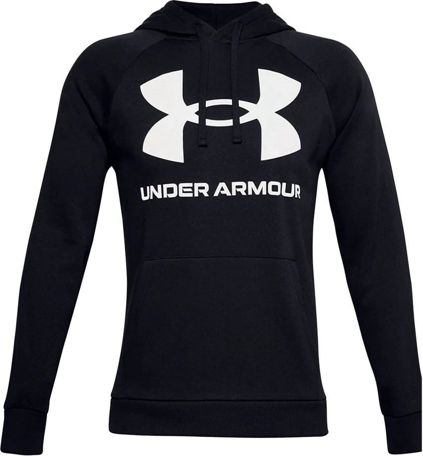 Duks Under Armour Rival Fleece Big Logo HD për meshkuj, i zi