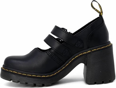 Këpucë me take Dr. Martens, femra, të zeza