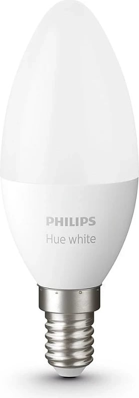 Llambë LED Philips Hue E14 6W BT, ngjyrë e bardhë e ngrohtë