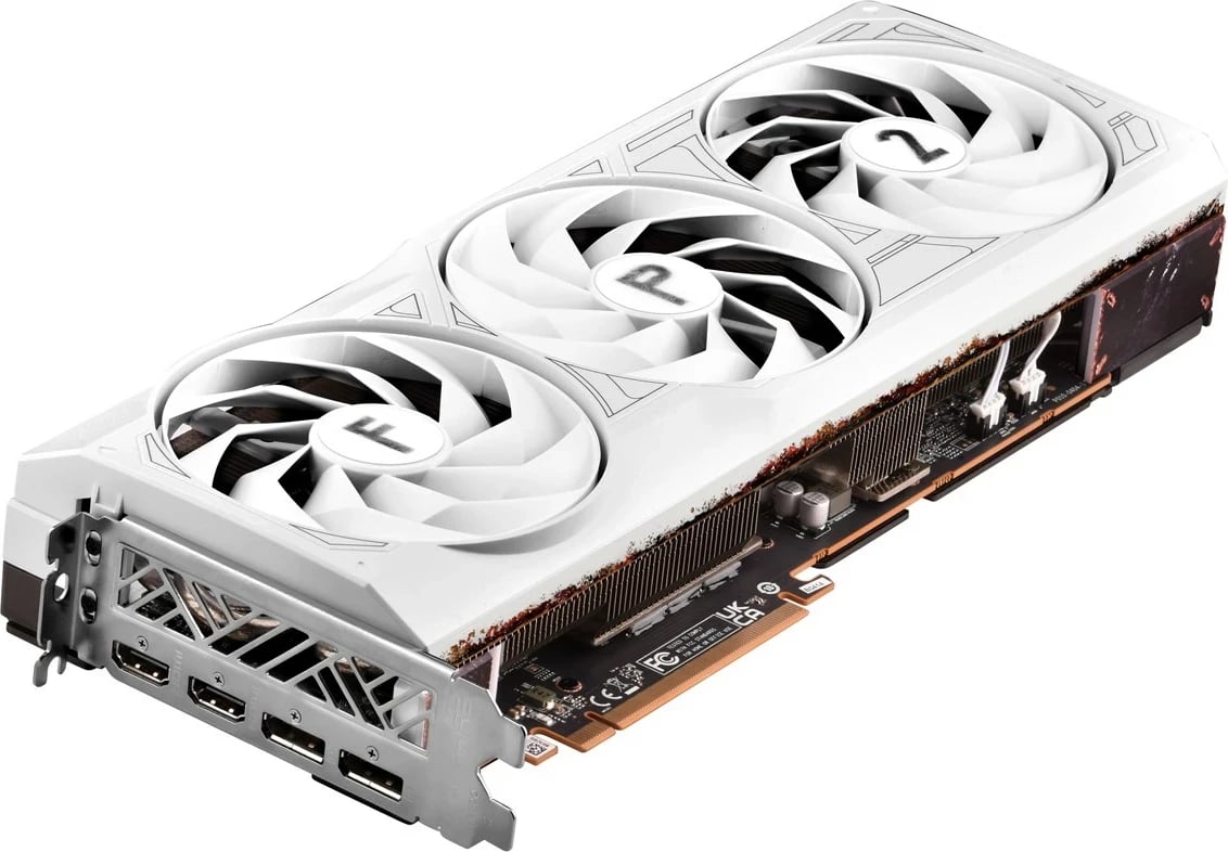 Kartelë grafike Sapphire PURE Radeon RX 7700 XT Frostpunk 2 Edition, 12 GB, e bardhë