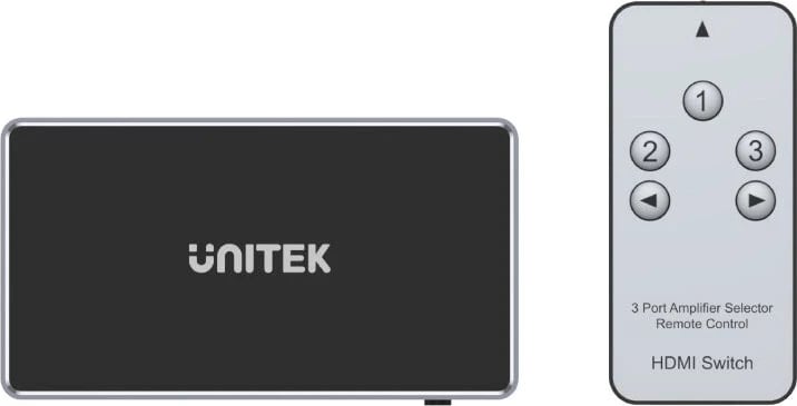 Switcher HDMI Unitek, i zi-hirtë